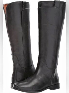 Frye Paige 9R Black Leather  Boots US 9